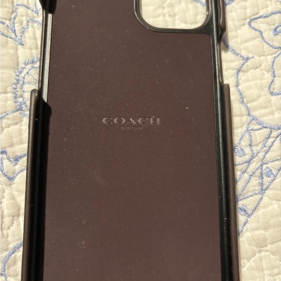 Coach Tan Patterned Phone Case - Picture 3 of 9
